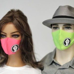 2 Colors Custom designed Unisex face Masks